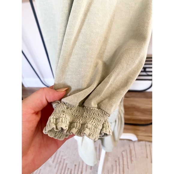 Free People Beach Mint Green Mini Dress Size Small - Picture 8 of 9